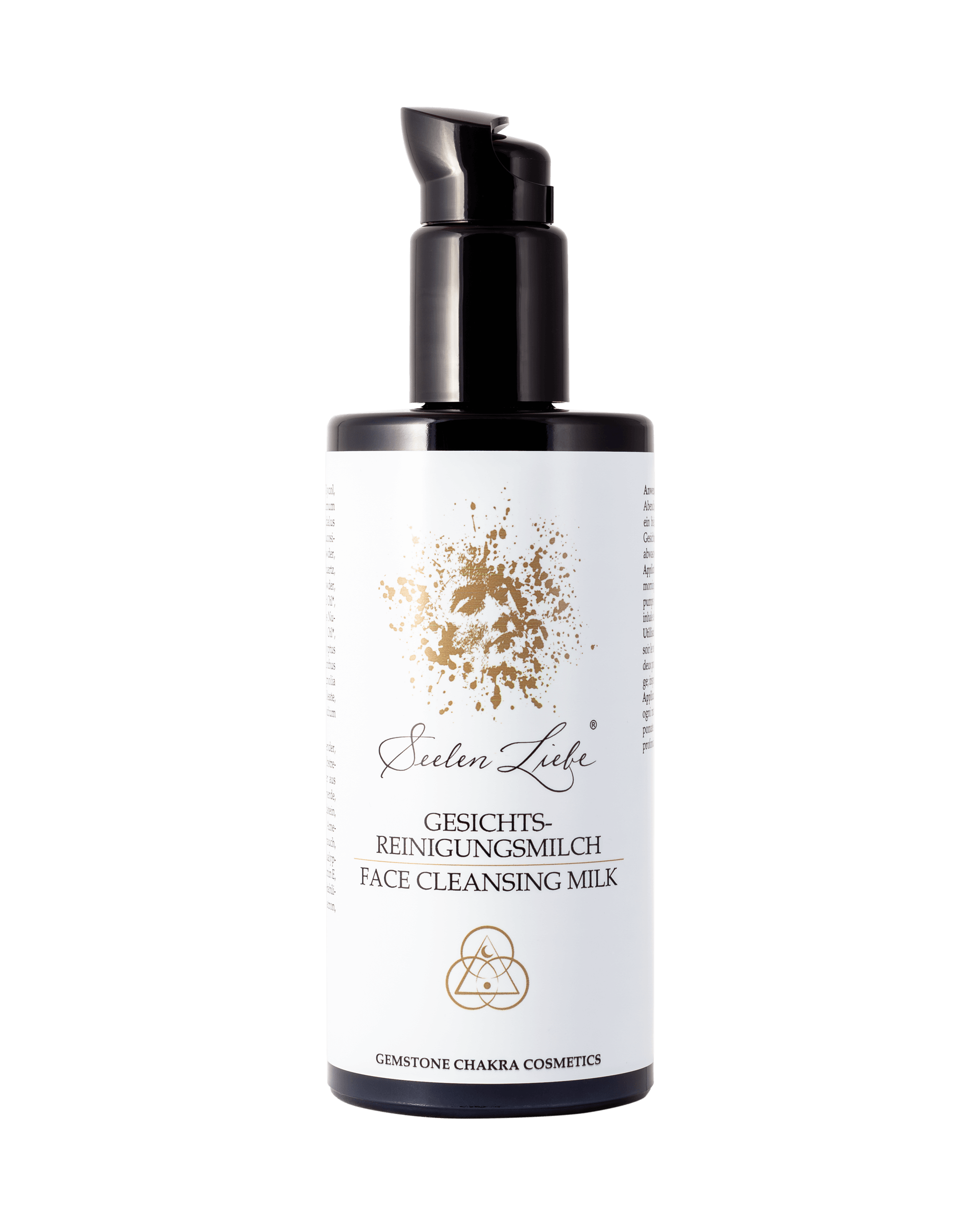 Produktfoto der SeelenLiebe Chakra Kosmetik Gesichts-Reinigungsmilch von vorne.
