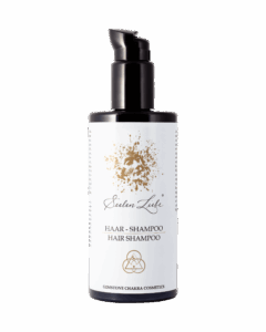 Produktfoto des SeelenLiebe Chakra Kosmetik Haar-Shampoos von vorne.