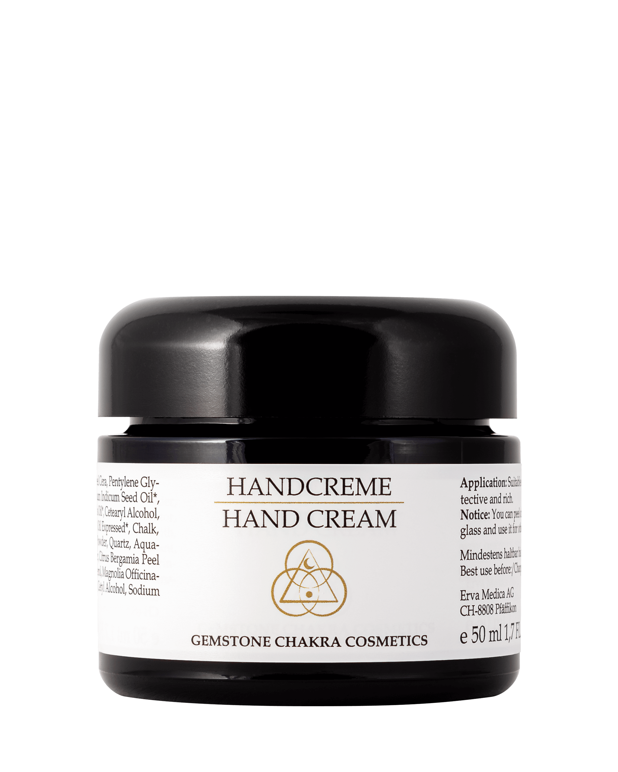 Produktfoto der SeelenLiebe Chakra Kosmetik Handcreme von vorne.