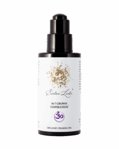 Produktfoto des SeelenLiebe Chakra Kosmetik Öls № 7 Crown Inspiration von vorne.